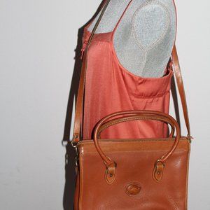 Dooney & Bourke Brown Leather Shoulder Brief Case